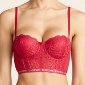 🆕 bebe Pink Push Up long line Bra